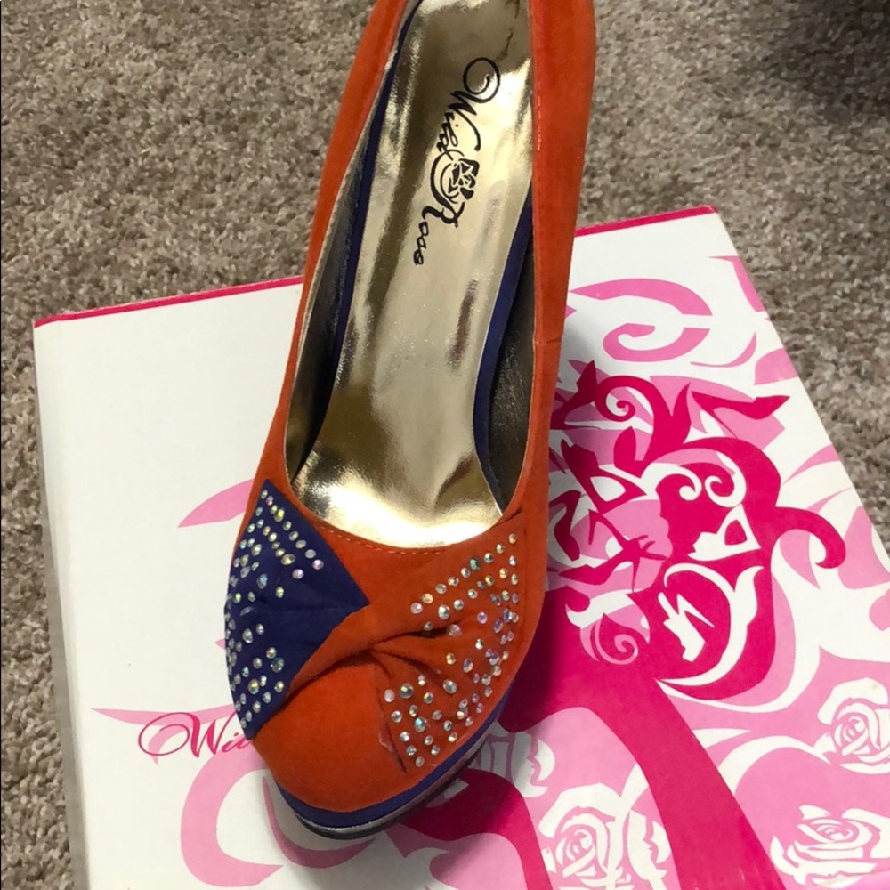 Wild Rose high heels.